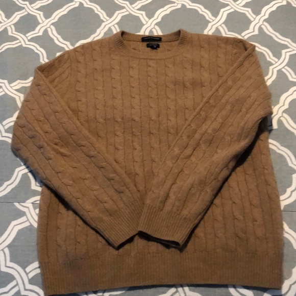J Crew Italian cashmere cable knit sweater - Picture 1 of 4